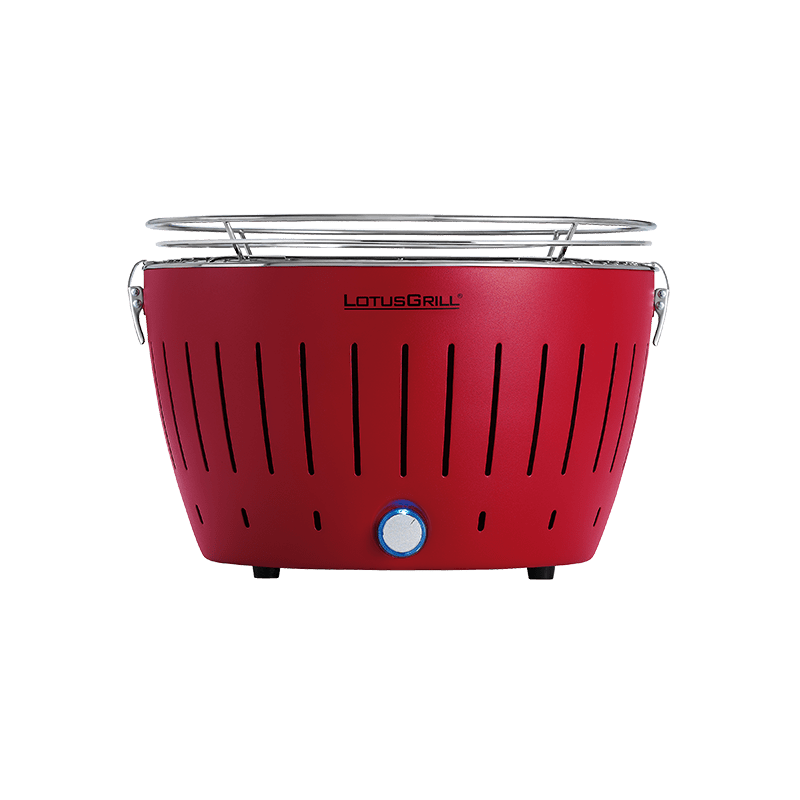 Barbacoa carbón sin humos Lotusgrill color rojo