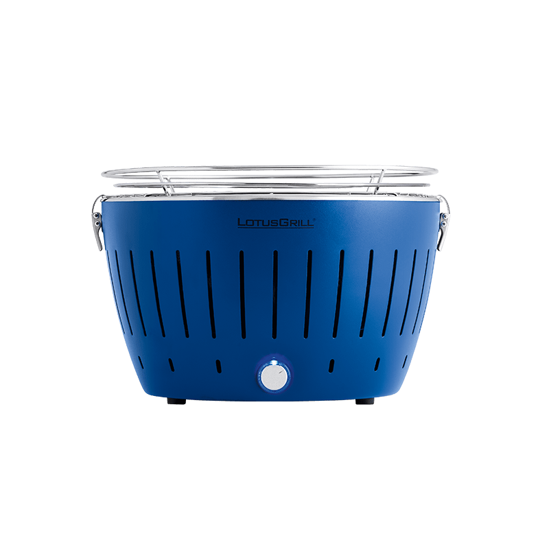Barbacoa carbón sin humos Lotusgrill color azul