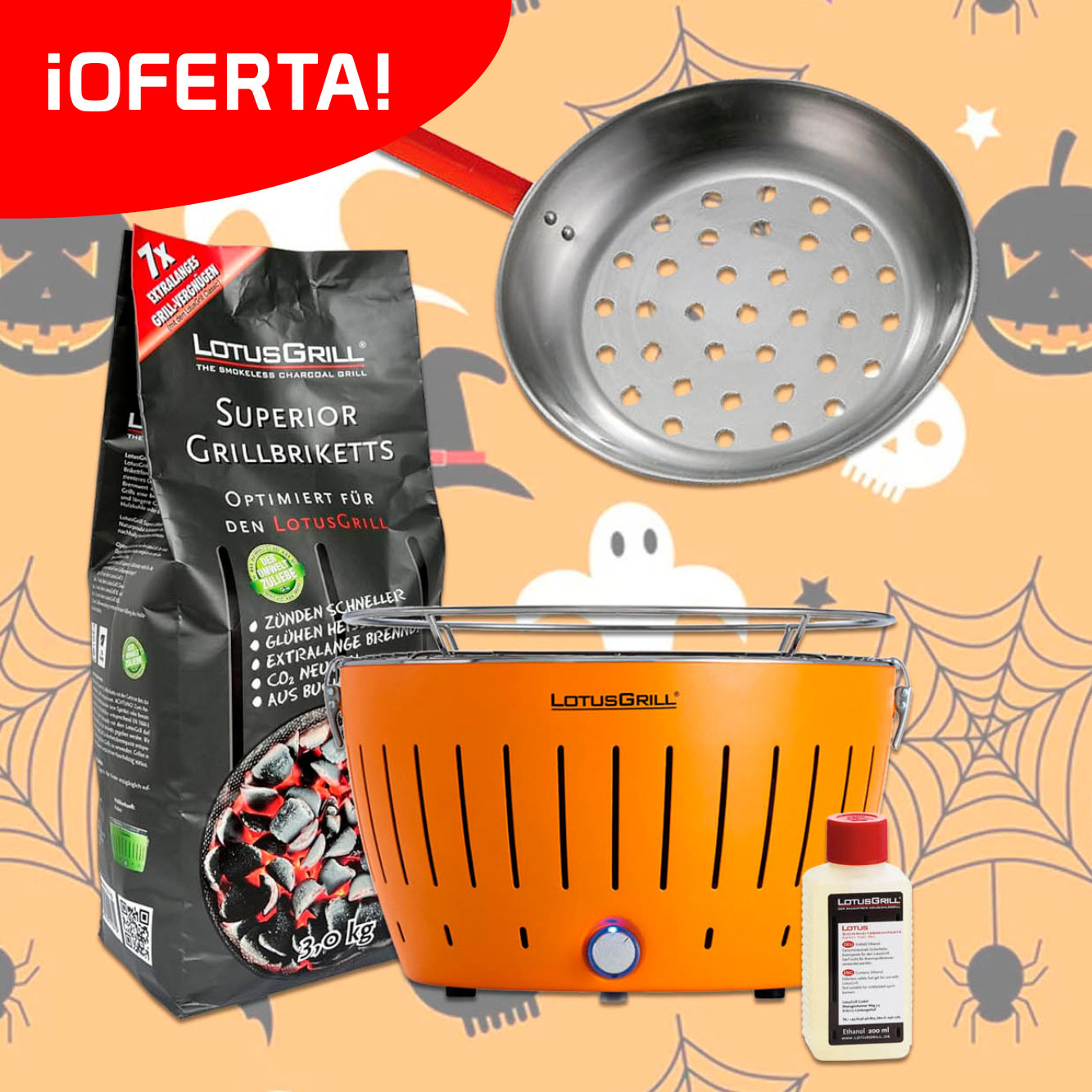 OFERTA HALLOWEEN LOTUSGRILL